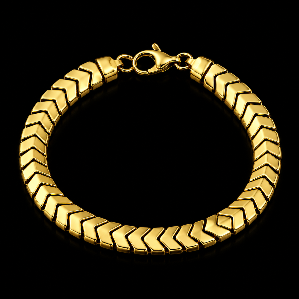 Gold Plated Arrow Bracelet