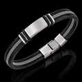 Noir Leather Bracelet