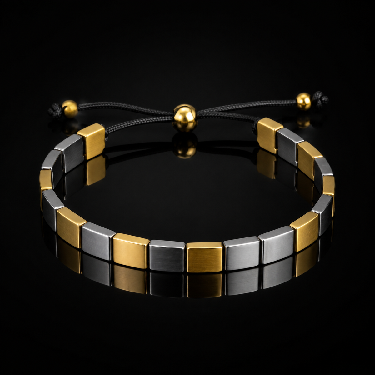 Titan Gold Silver Bracelet