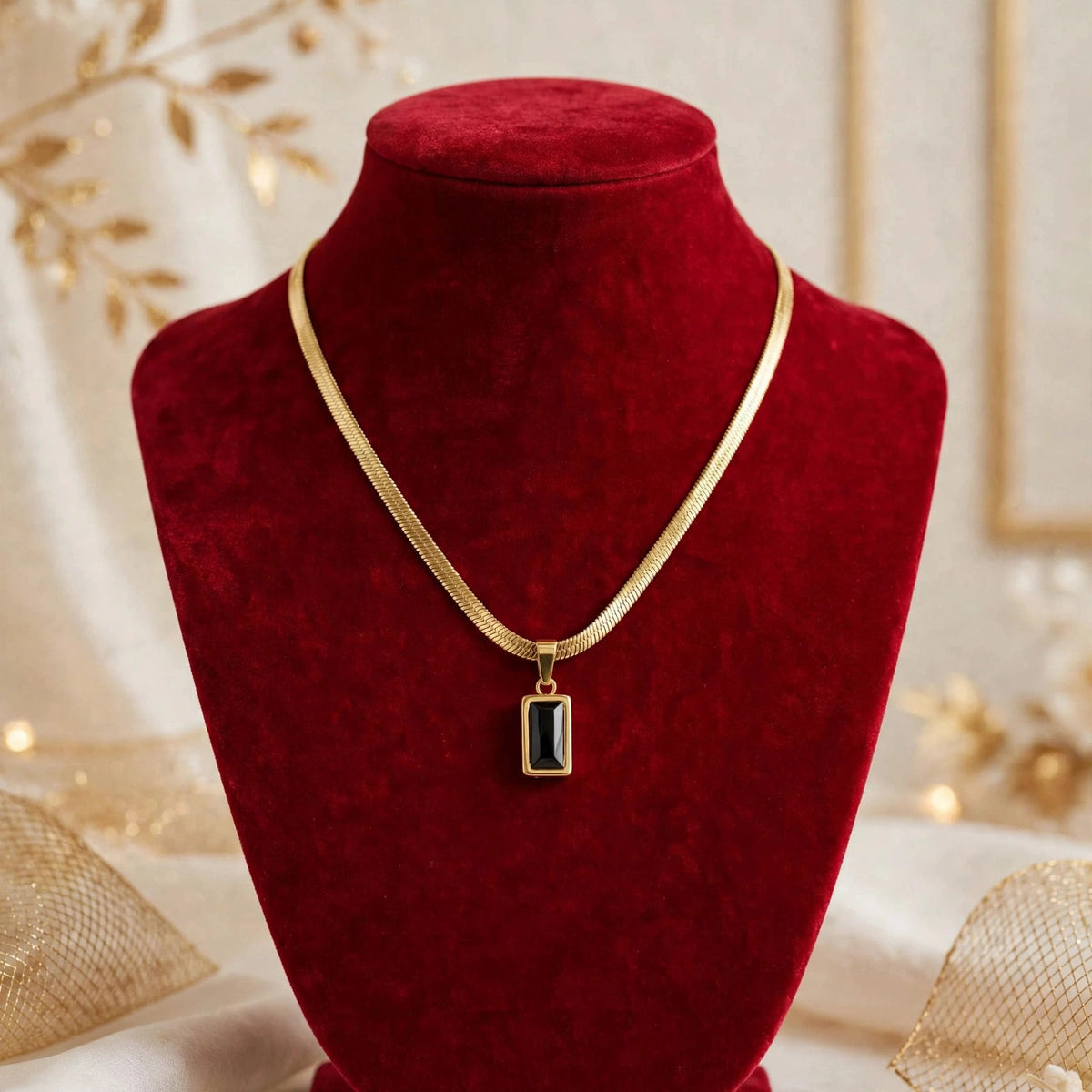 Zarmina Onyx Necklace
