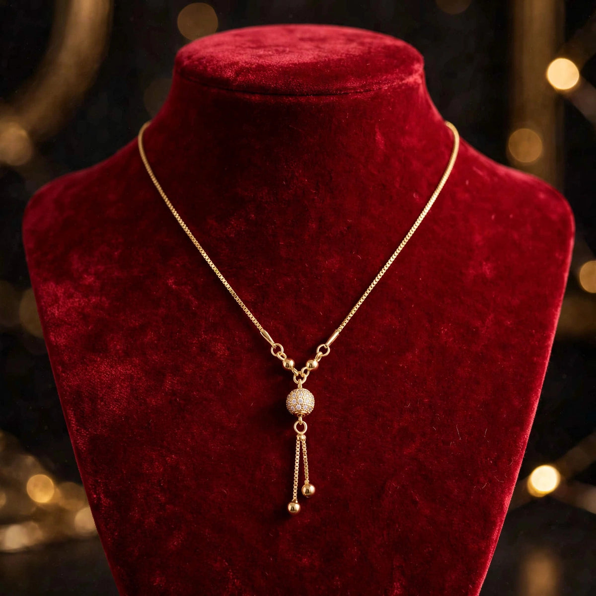 Roya Pearl-Drop Necklace 1 Carat